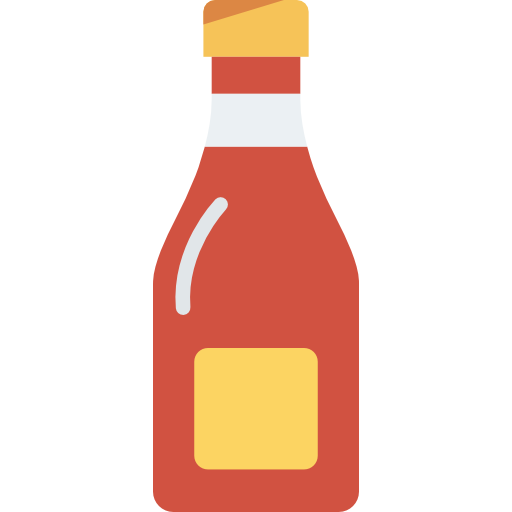 ketchup Dinosoft Flat icoon