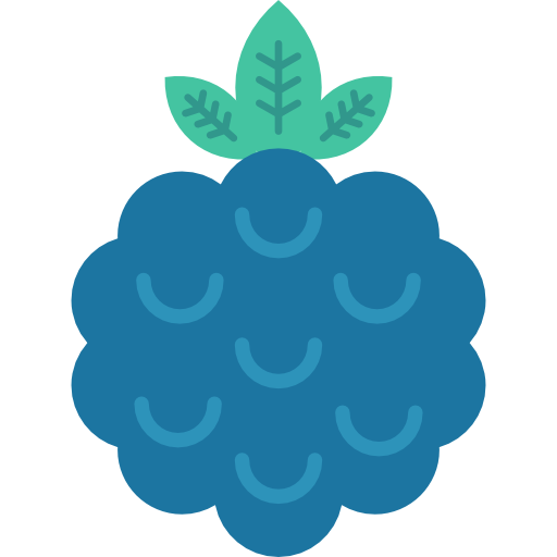 blaubeere Dinosoft Flat icon