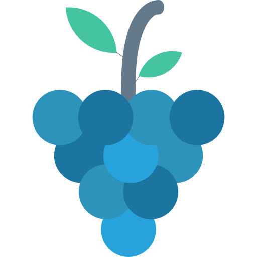 Grapes Dinosoft Flat icon