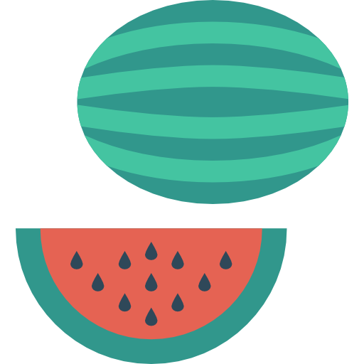 wassermelone Dinosoft Flat icon