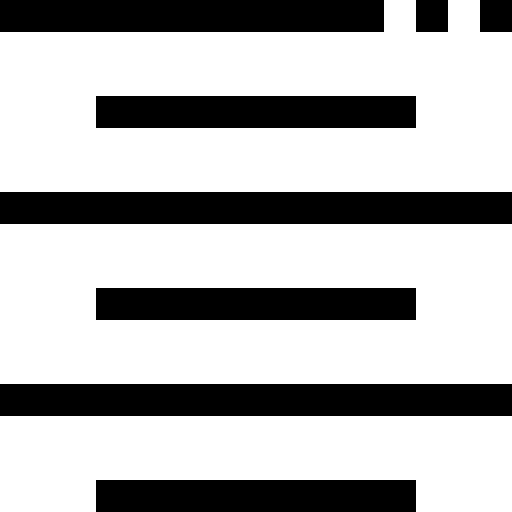 allineamento del testo Pixelmeetup Lineal icona