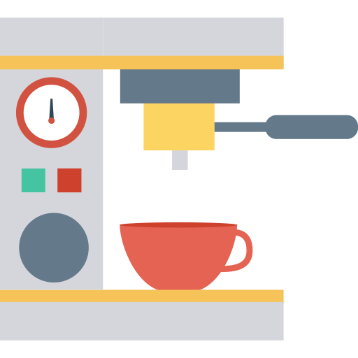 Coffee Dinosoft Flat icon