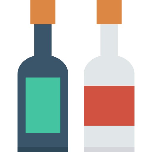 Wine Dinosoft Flat icon