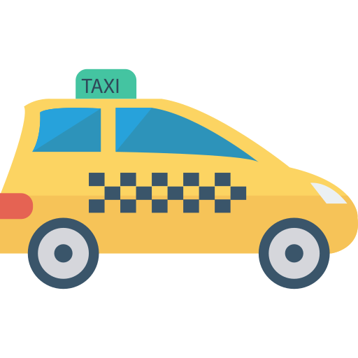 Taxi Dinosoft Flat icon