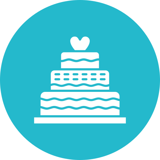 Свадебный пирог Generic Circular иконка