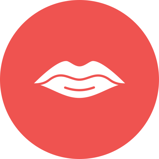 lippen Generic Circular icoon