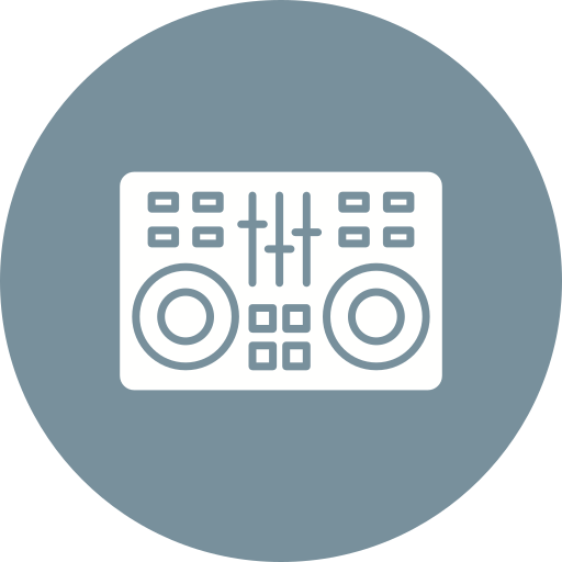 dj-mixer Generic Circular icoon