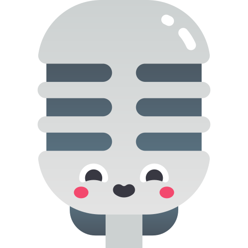 microfoon Kawaii Star Gradient icoon