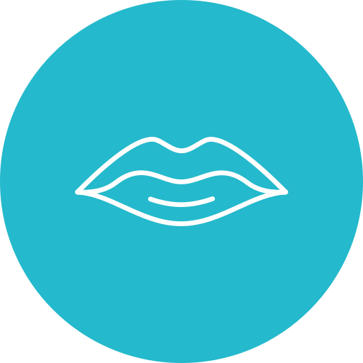 Lips Generic Circular icon