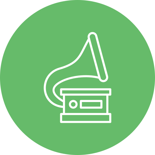 gramophone Generic Circular Icône