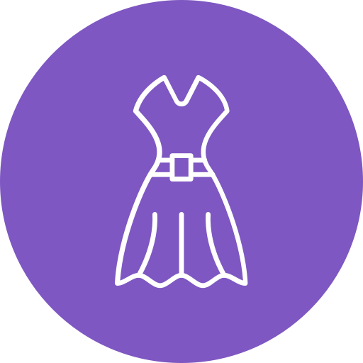 ウェディングドレス Generic Circular icon