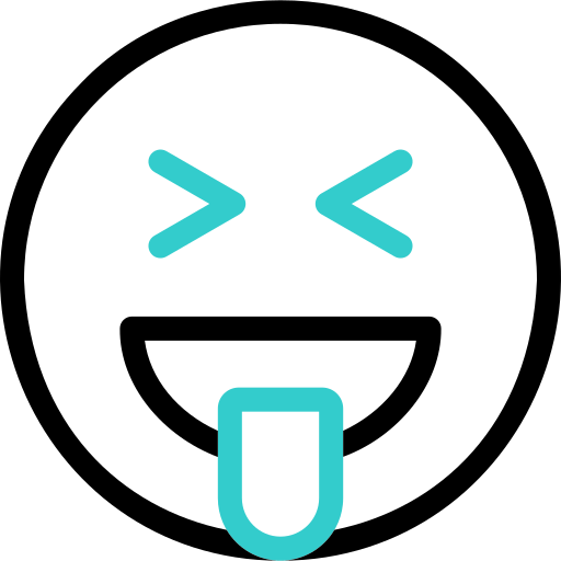 舌を出す Basic Accent Outline icon