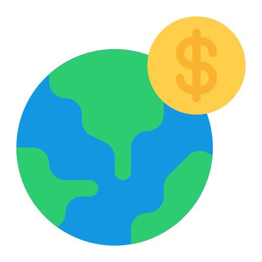 gospodarka światowa Generic Flat ikona