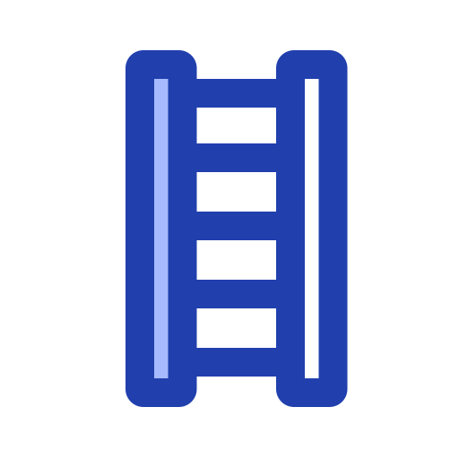 escalera Generic Blue icono