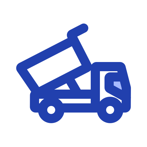 Load truck Generic Blue icon