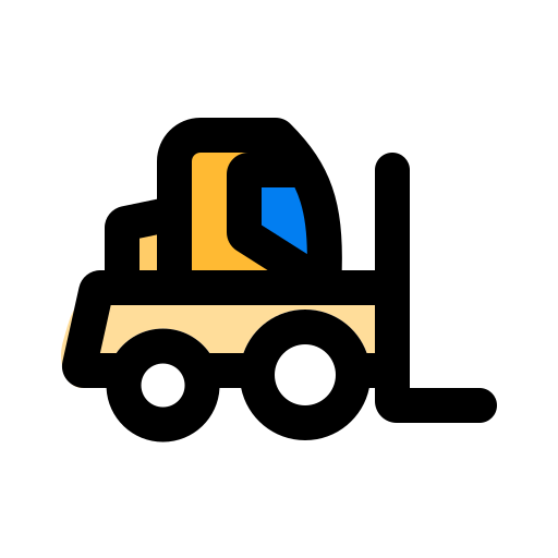 Forklift Generic Outline Color icon