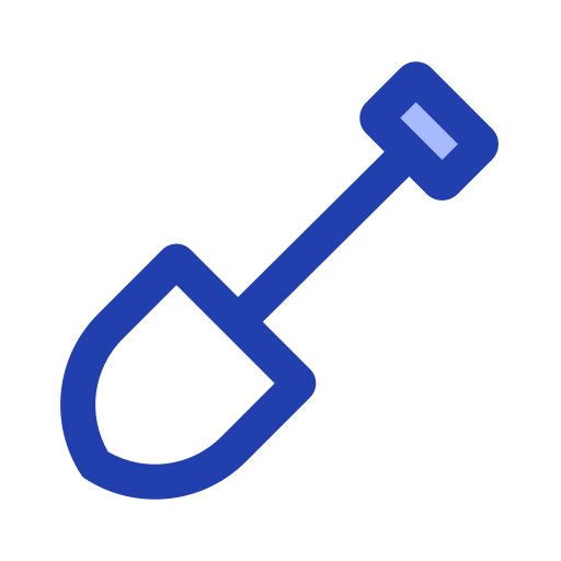 삽 Generic Blue icon