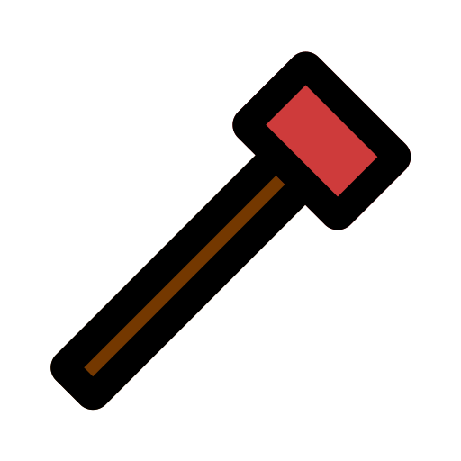 ハンマー Generic Outline Color icon