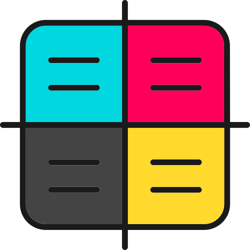 cmyk Generic Outline Color icon
