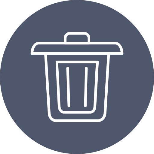 쓰레기통 Generic Circular icon