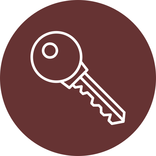 sleutel Generic Circular icoon