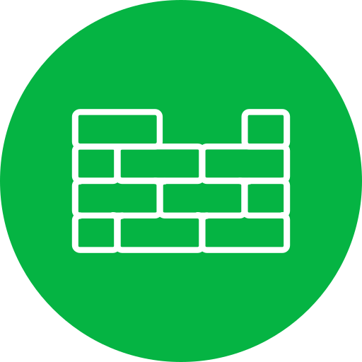 mur de briques Generic Circular Icône