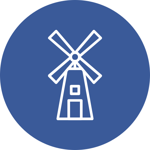 windmolen Generic Circular icoon