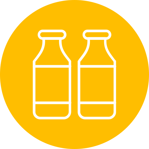 Milk bottle Generic Circular icon