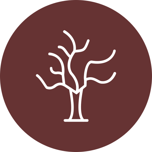 árbol seco Generic Circular icono