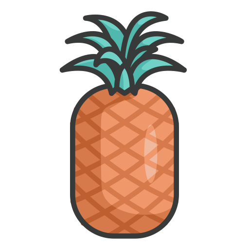 ananas Generic Outline Color icoon