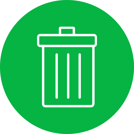 contenedor de basura Generic Circular icono