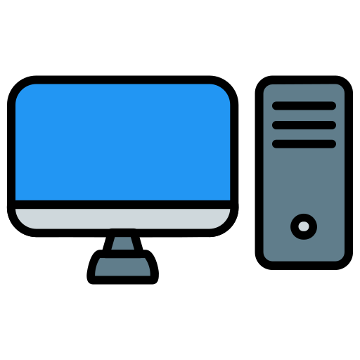 コンピューター Generic Outline Color icon