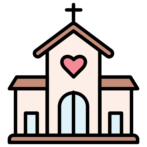 kościół Generic Outline Color ikona