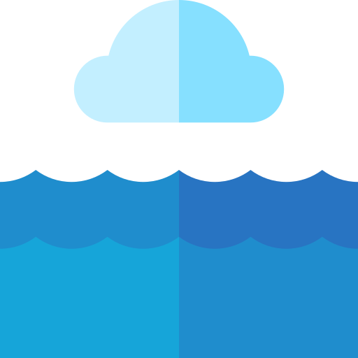 Water Basic Straight Flat icon