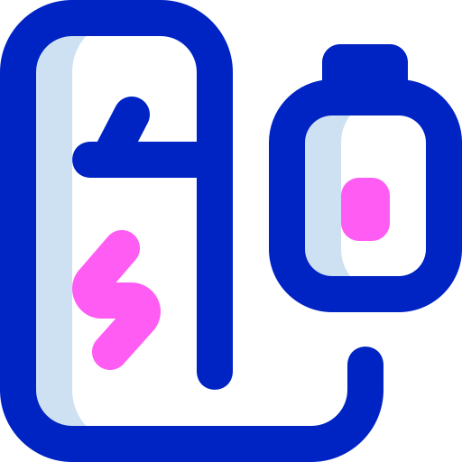 Charging station Super Basic Orbit Color icon