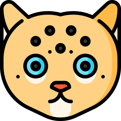 leopardo delle nevi Special Lineal color icona