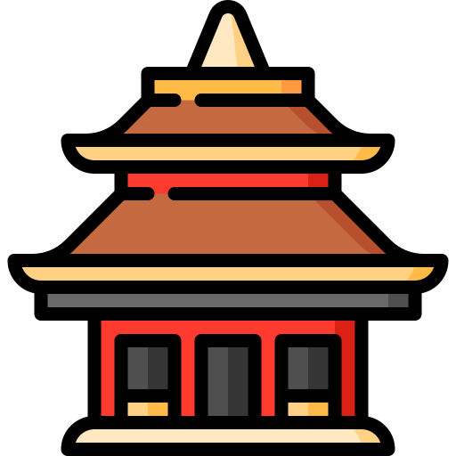 pagoda Special Lineal color ikona