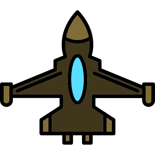 Jet Generic Outline Color icon