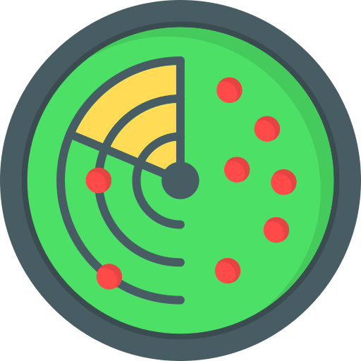 radar Generic Flat icon