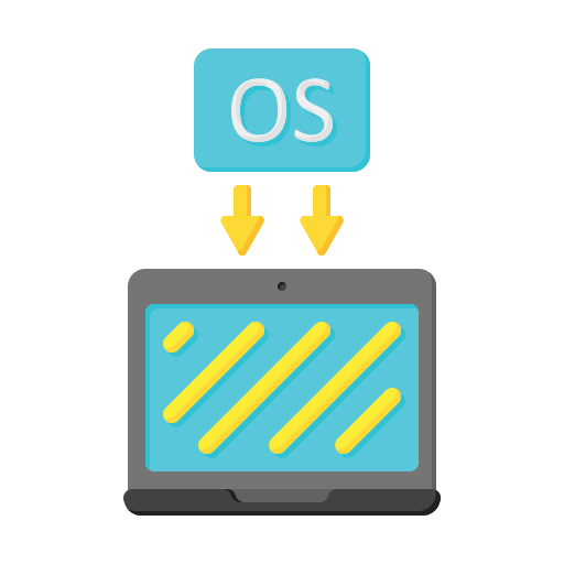 system operacyjny Generic Flat ikona