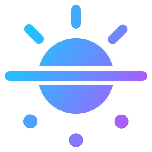 illuminazione Generic Flat Gradient icona