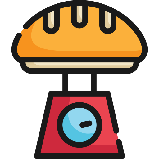balanza de cocina Generic Outline Color icono
