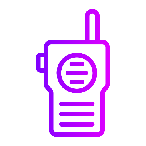 talkie walkie Generic Gradient Icône