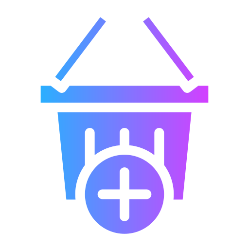 cesta de la compra Generic Flat Gradient icono