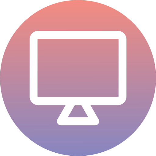 computer Generic Flat Gradient icoon
