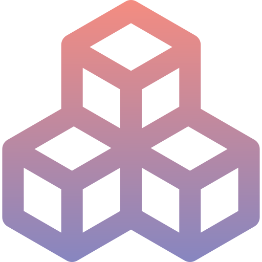 Blockchain Generic Gradient icon