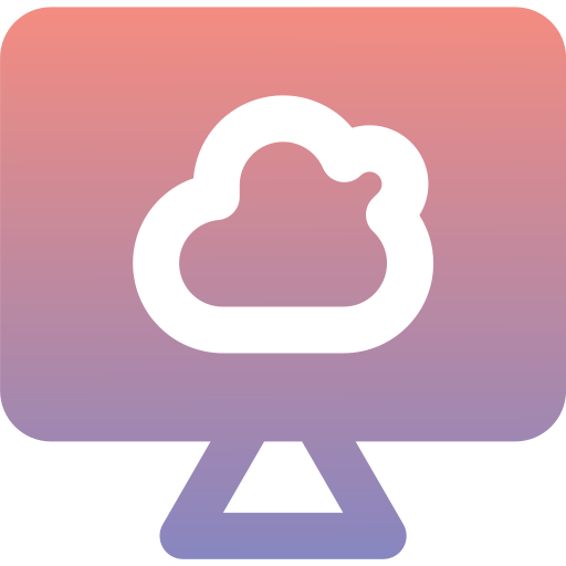 cloud computing Generic Flat Gradient icoon