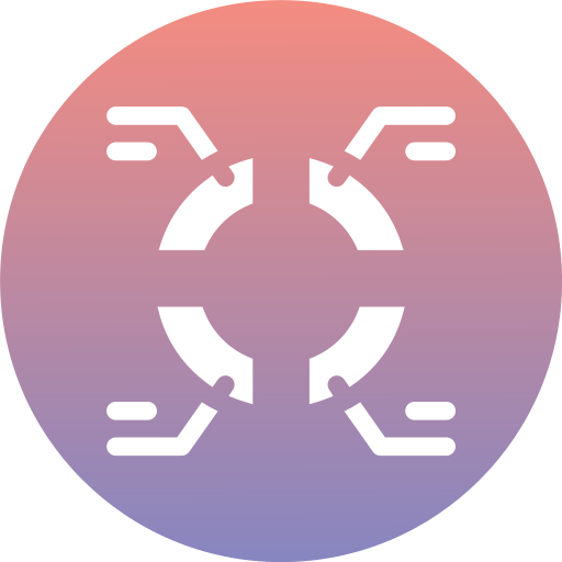 Circular chart Generic Flat Gradient icon