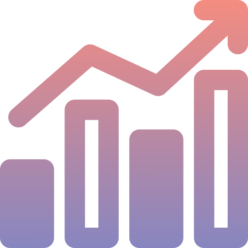 statistiche Generic Flat Gradient icona