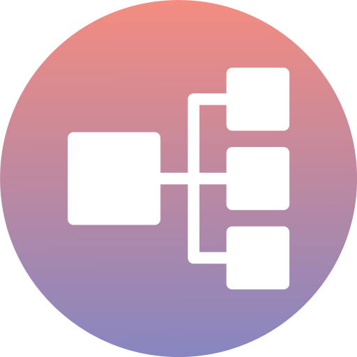 diagrama Generic Flat Gradient icono